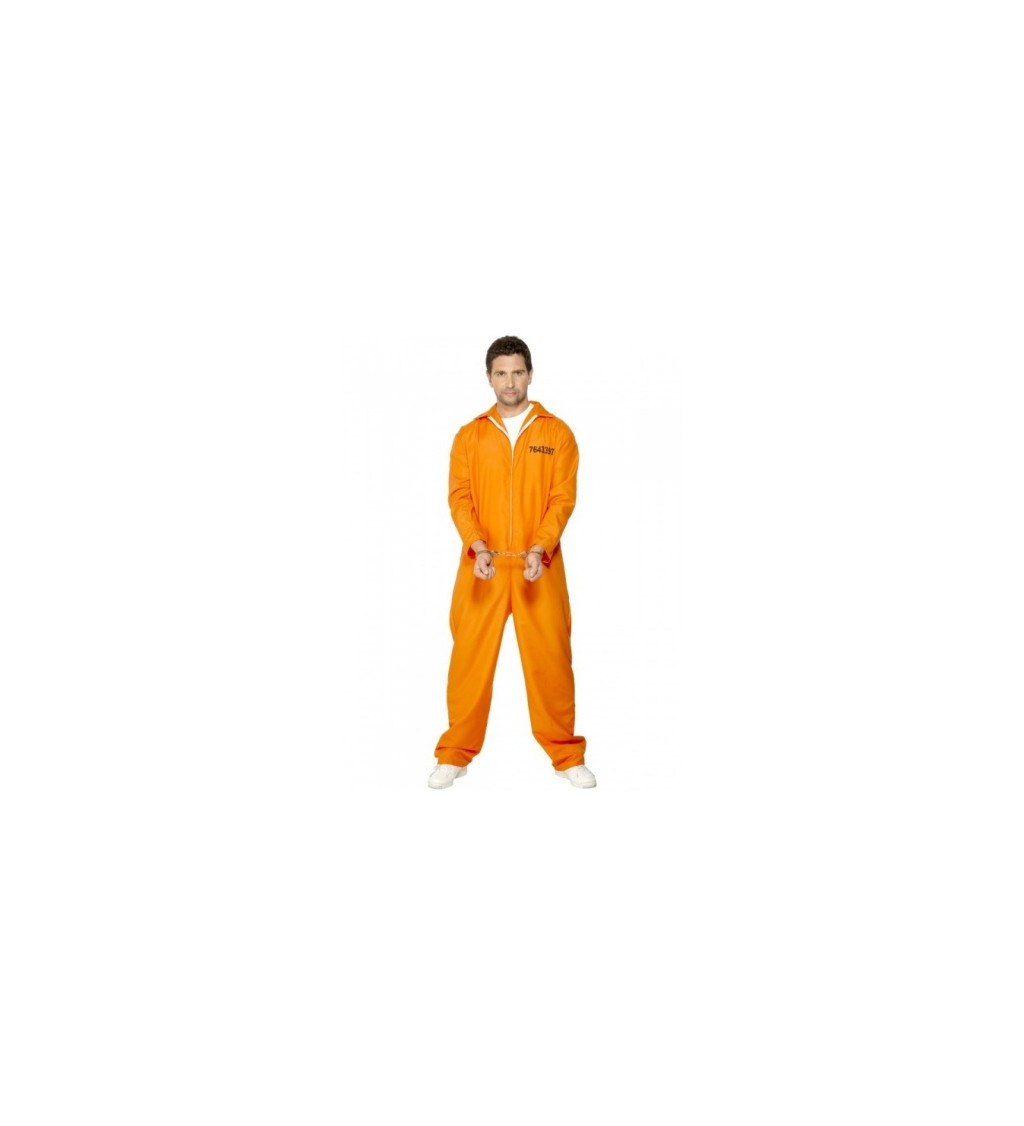 Kostým Vězeň - oranžový