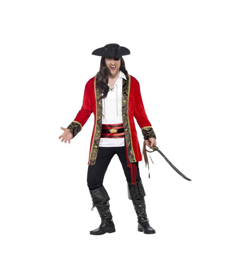 Kostým pirátského kapitána