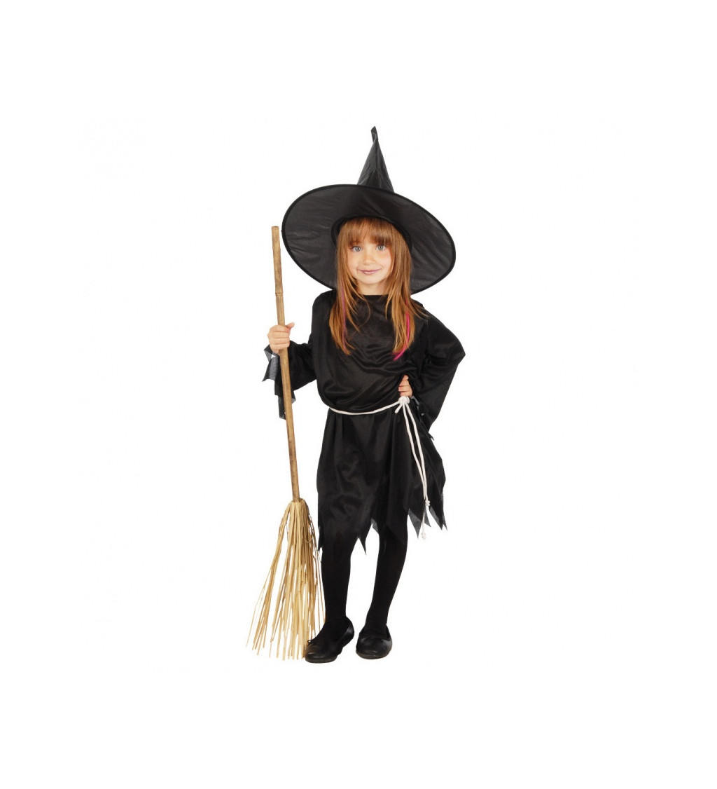 Dětský kostým Černá čarodějka