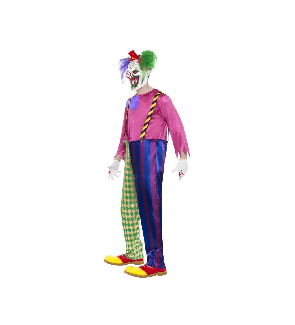 Kostým - barevný klaun zabiják