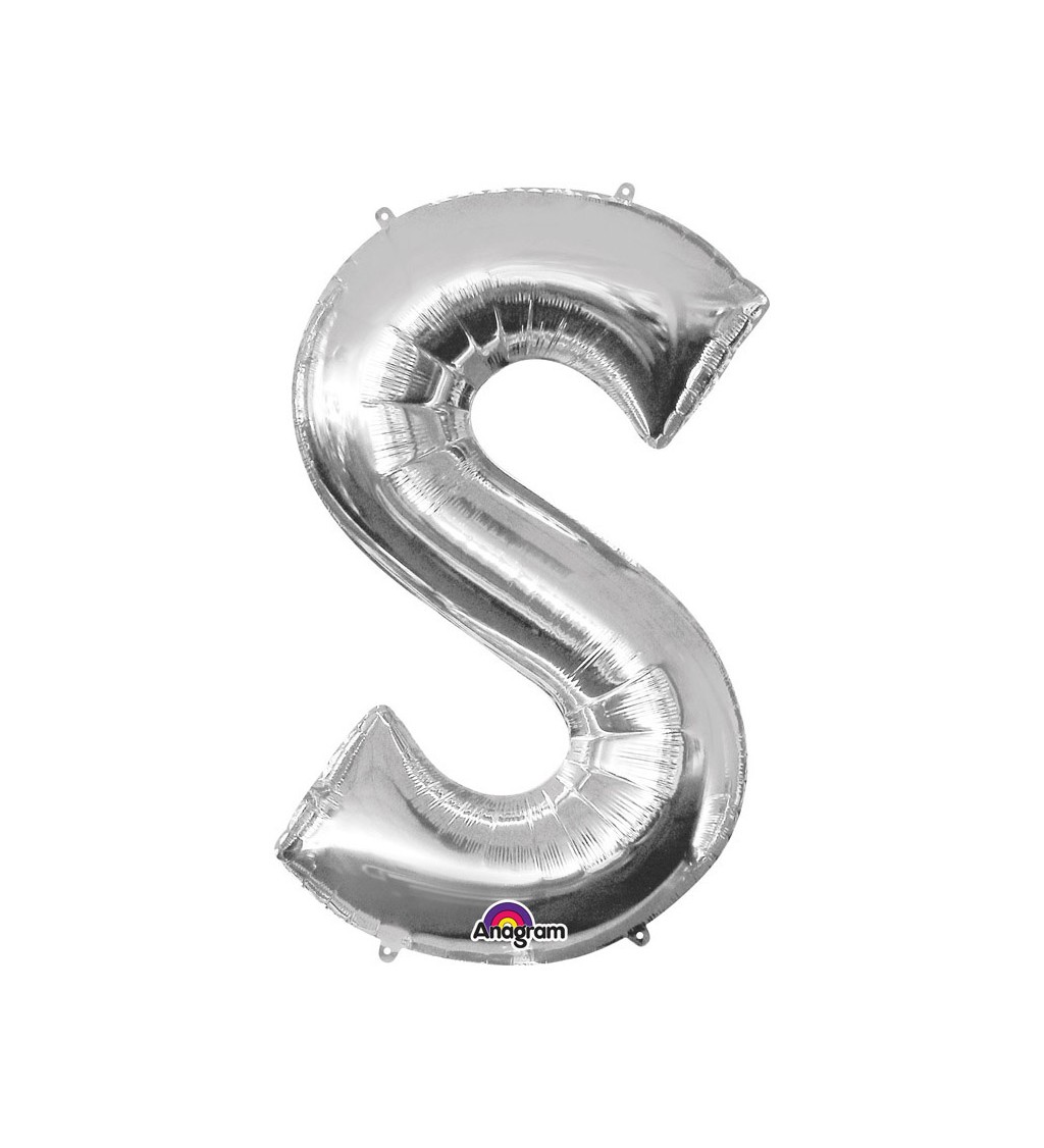 Fóliový balónek S (stříbrný)