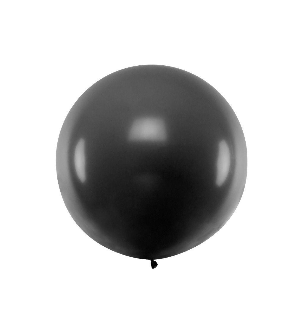 Velký balónek - černý - 1ks