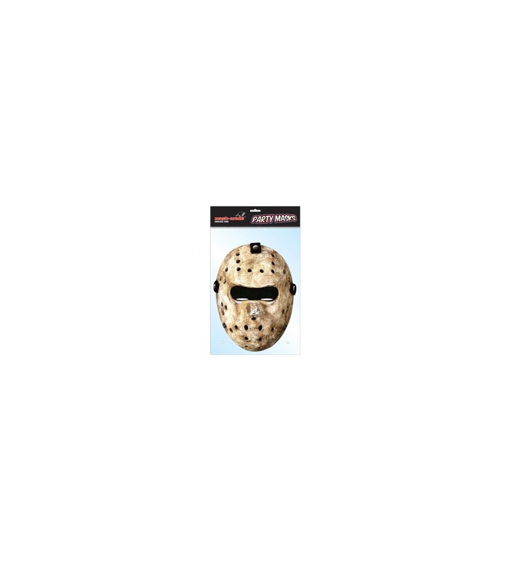 Maska Hokejová - papírová