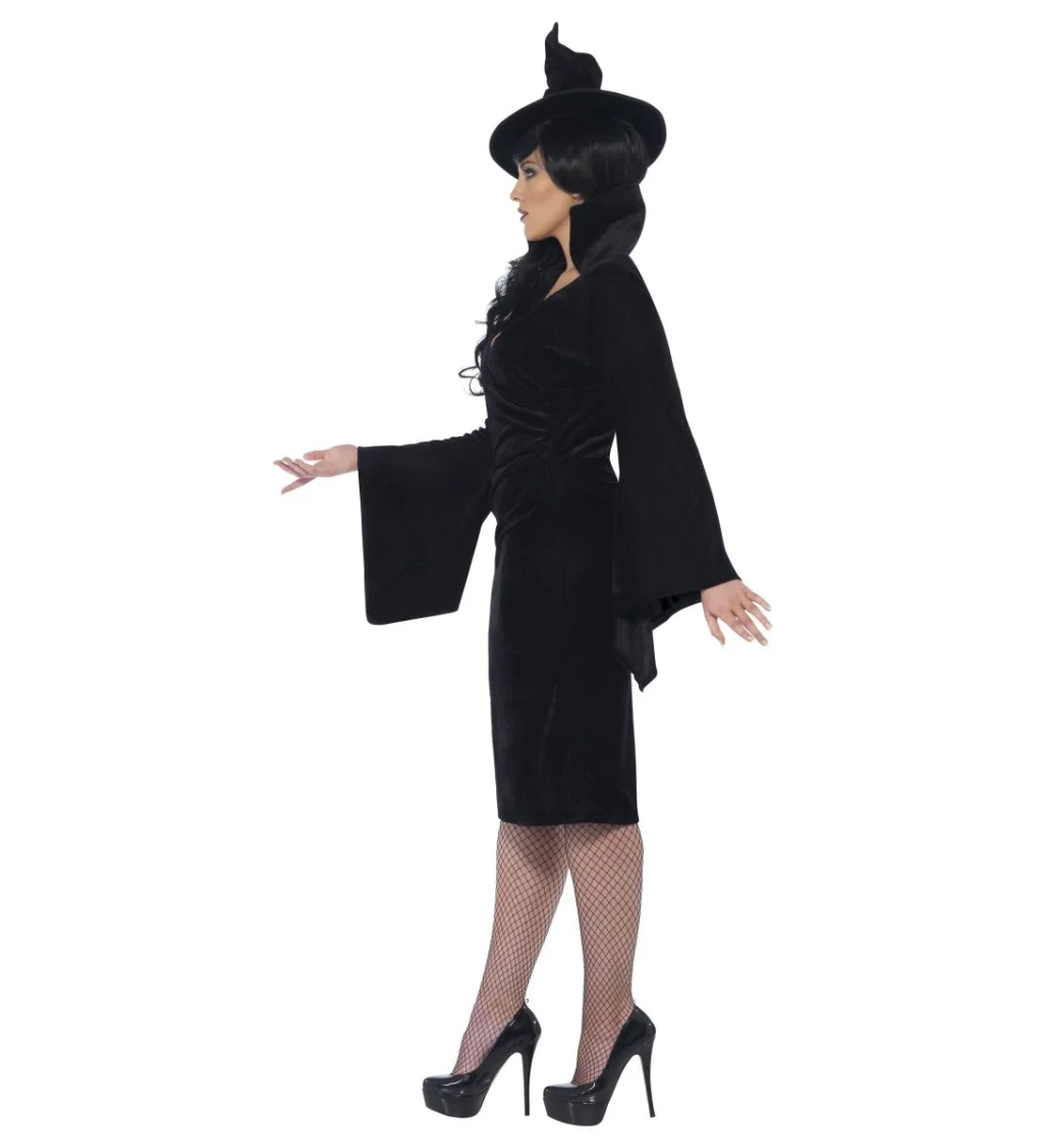 Kostým černé čarodějnice - oversize