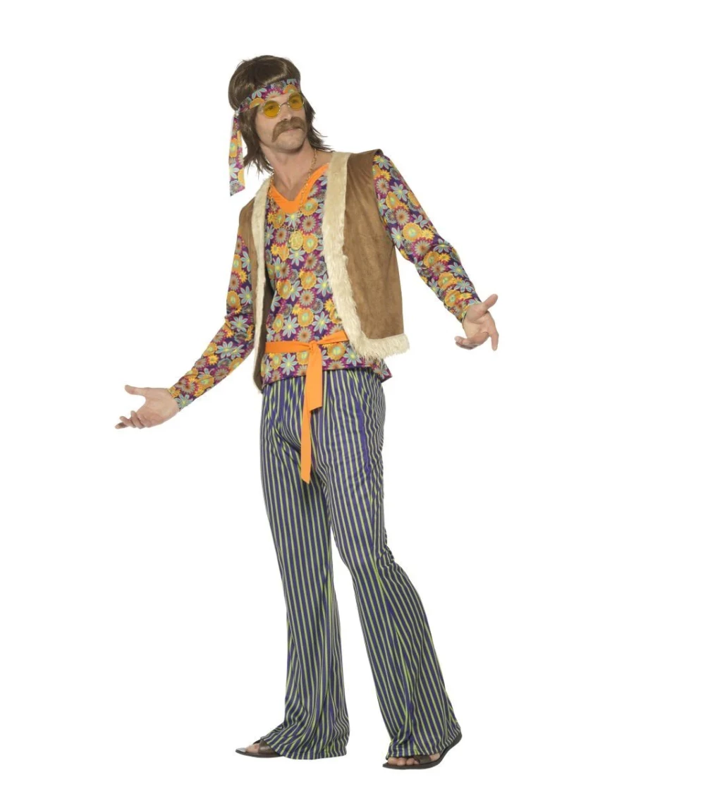 Pánský kostým - hippie zpěvák