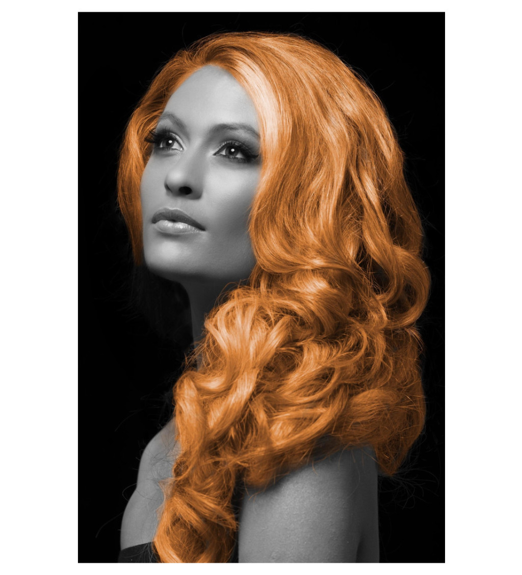 Barevný sprej na vlasy - oranžová