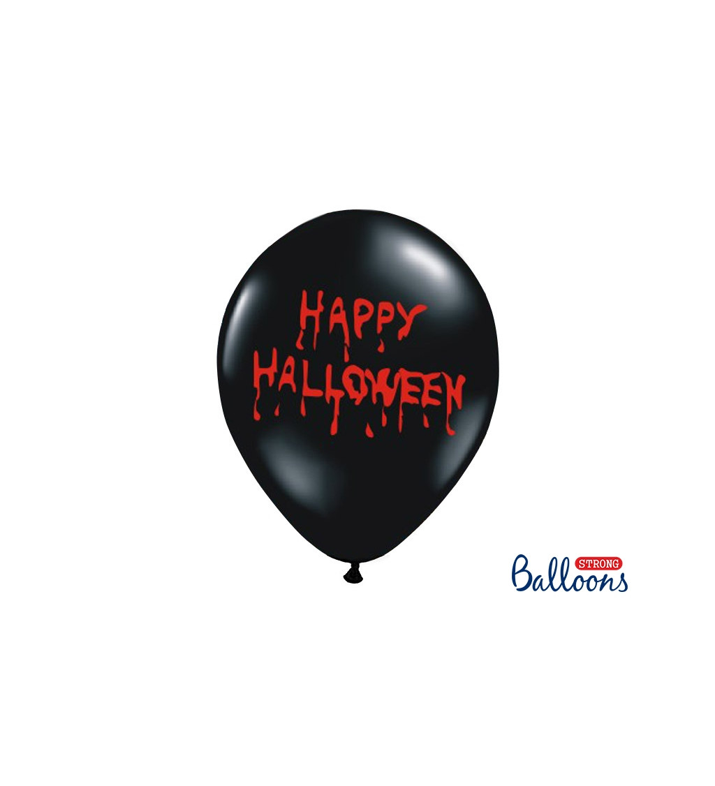 Balonek - potisk Happy Halloween 6ks