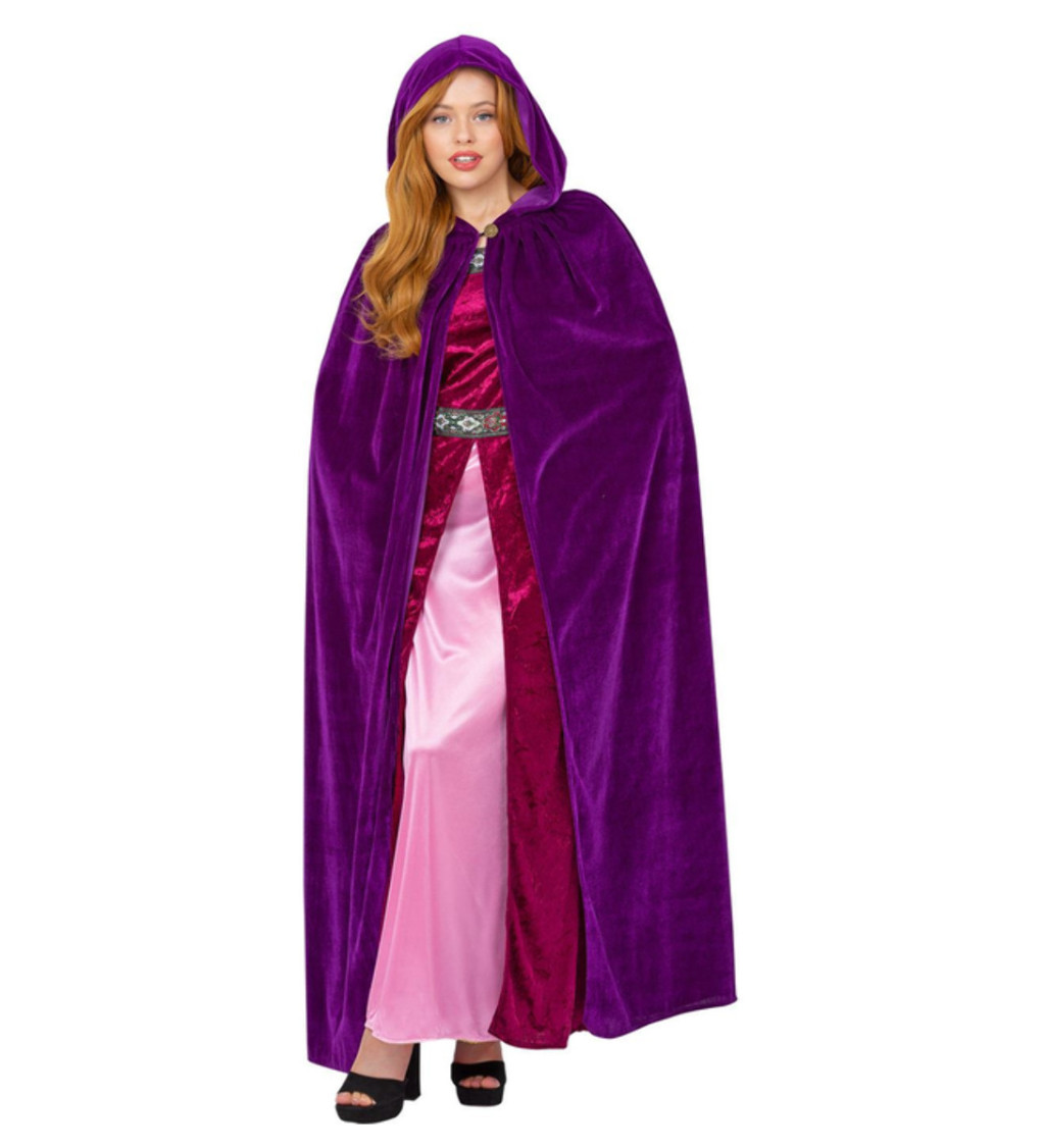 Čarodějnický fialový plášť