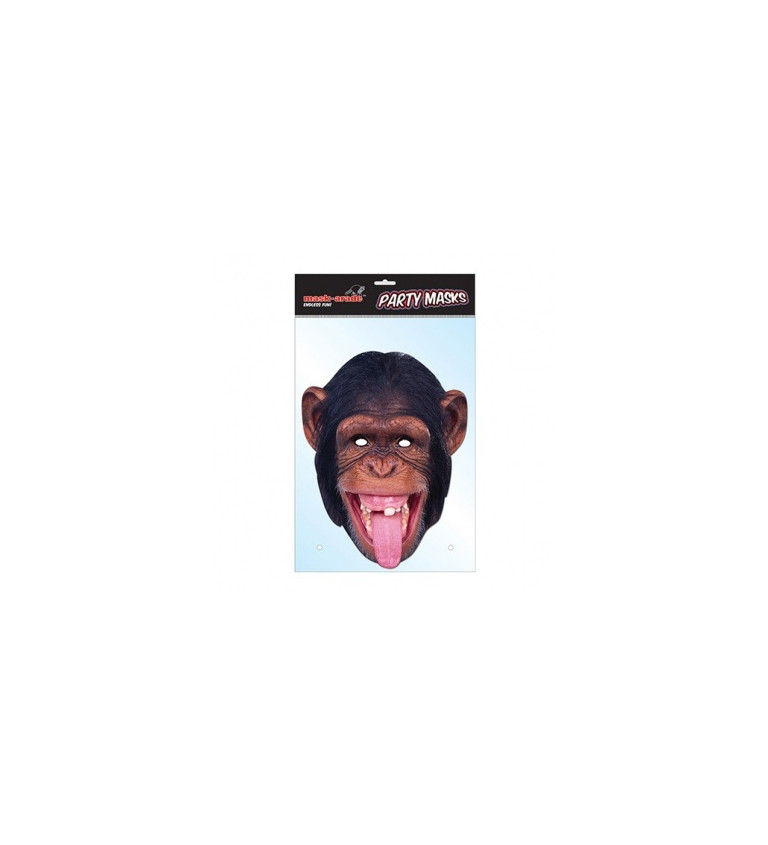 Maska Šimpanz - papírová