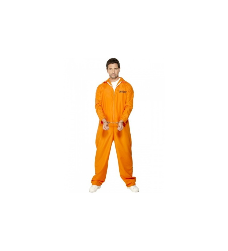 Kostým Vězeň - oranžový