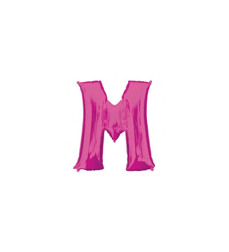 Fóliový balónek M (tmavě růžový)