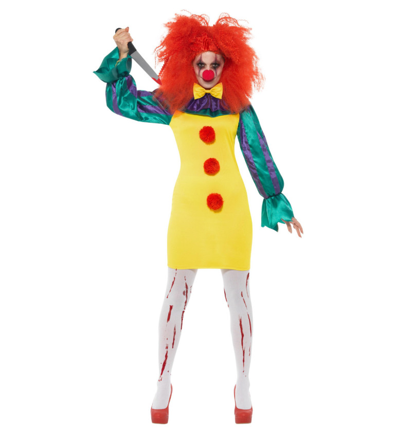 Dámský kostým - horrorová klaunice