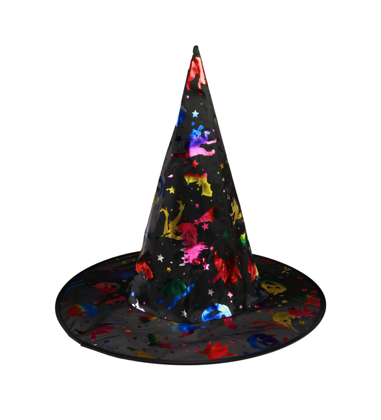 Magický klobouk - barevné čarodějnice