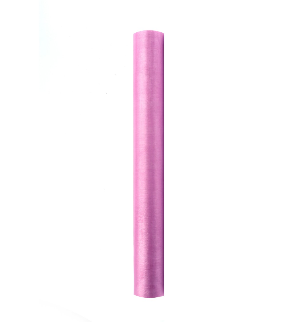 Organza růžovo-fialová