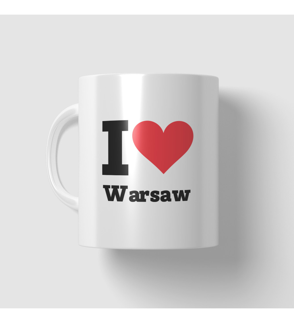 Hrnek-  I love Warsaw