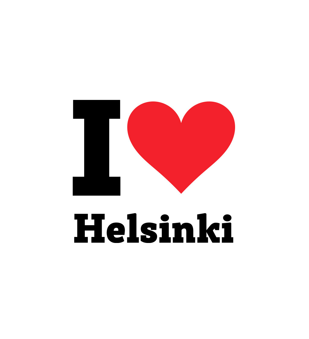 Pánské triko - I love Helsinki