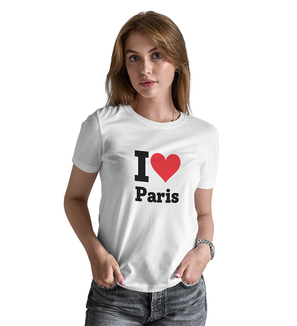 Dámské triko - I love Paris