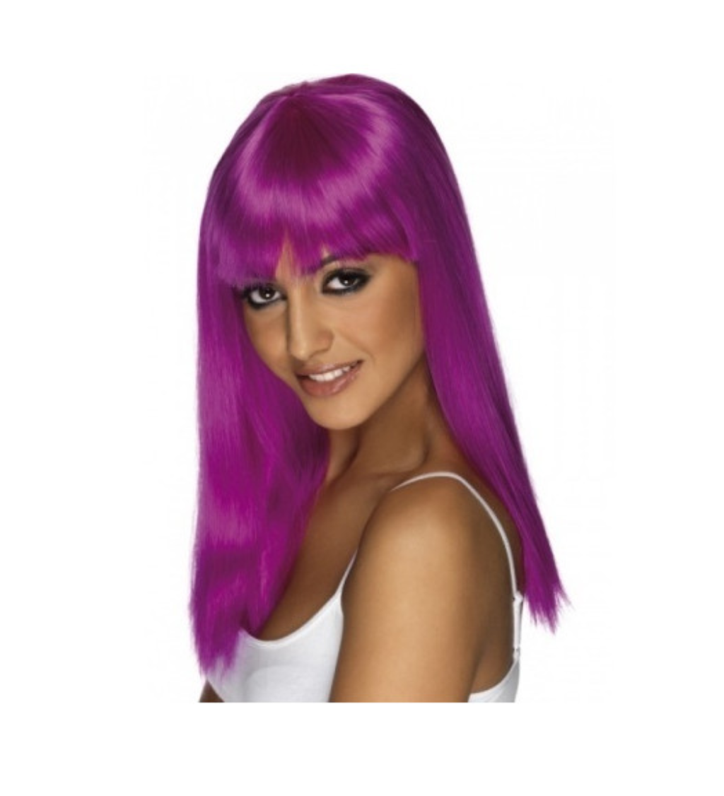 Paruka Glamourama fialová