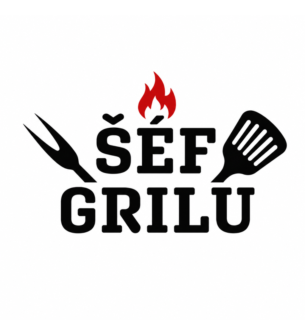 Zástěra bílá - Šéf grilu